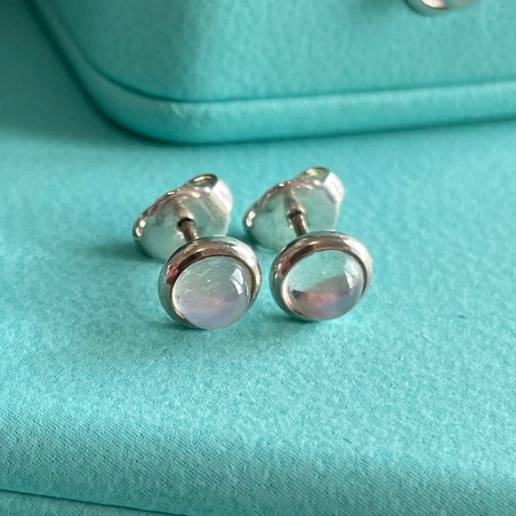 Tiffany & Co. Jewelry - Tiffany moonstone CBTY earrings